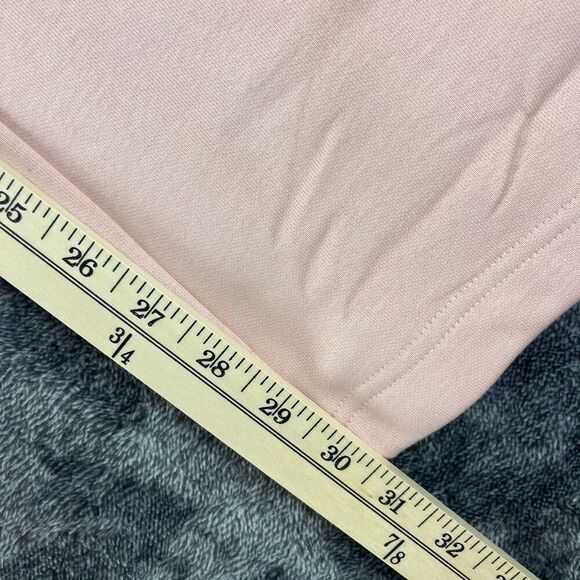 Pact Courtside Fleece Split Ankle Wide Leg Sweatpants Blush Posey Women's L NWT - Picture 8 of 11